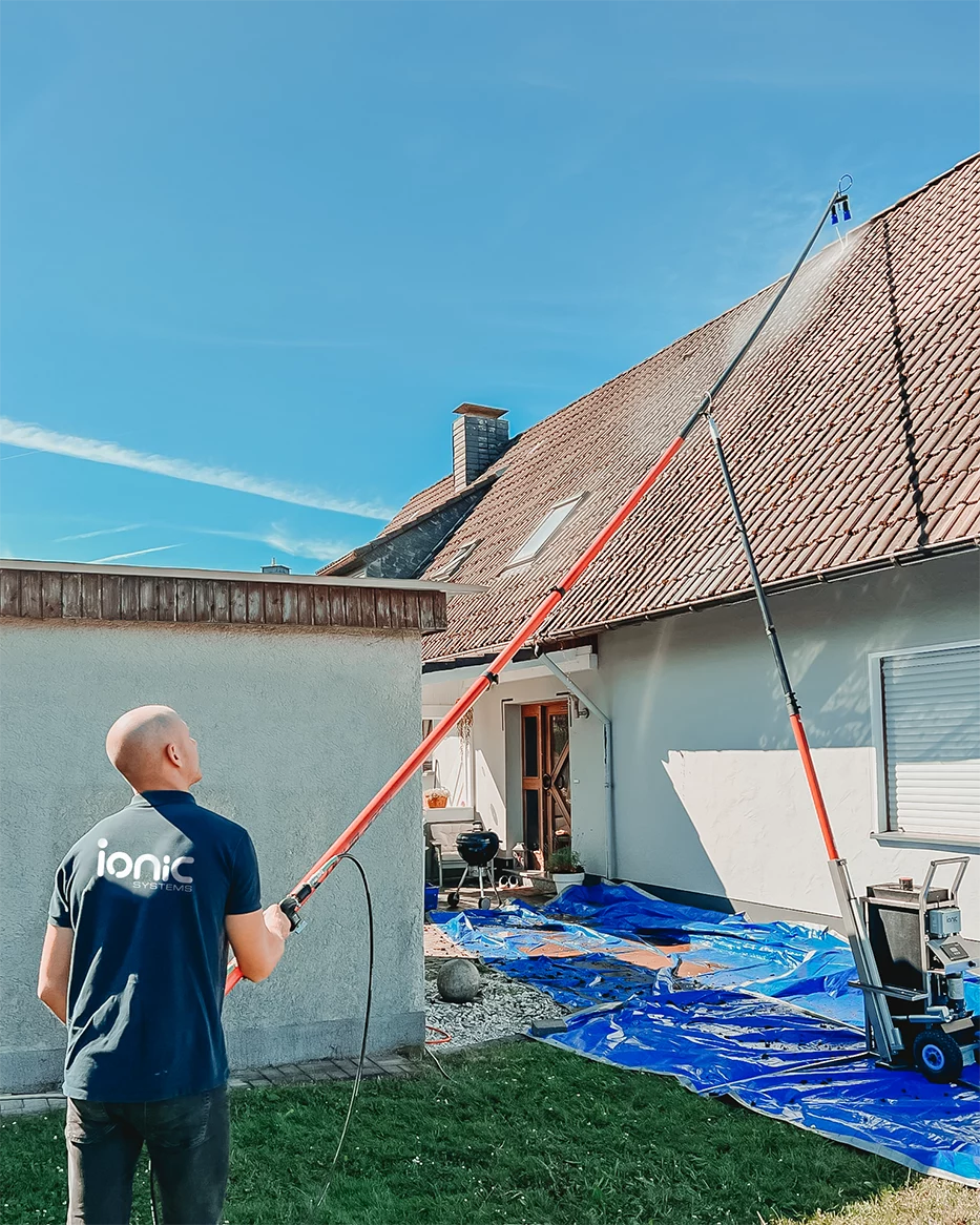 Roof Wand Standard - Lavador de telhado, placa solar e multi superfícies com Alta Pressão