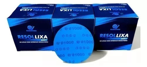 LIXA RESOLLIXA PARA POLIMENTO SOFT 6" #1000 - RESOLVIDRO