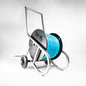 Ionic Stainless Steel Hose Reel with 100 meters of RX hose 8mm Blue
