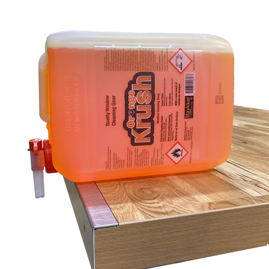 OrangeKrush Window Cleaner Soap 5L with outlet tap