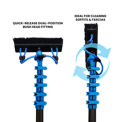 Venom 35ft Power Pole for Pressure Washers ? 100% Carbon Fibre and 40ft for window cleaning