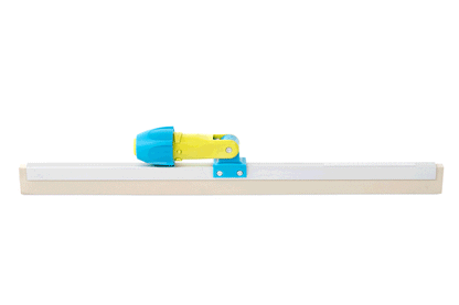 FLEXI FLOOR SQUEEGEE | Rodo de chão articulado 50cm com velcro e pano de microfibra