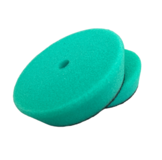 BOINA DE ESPUMA PARA POLIMENTO DE VIDROS CORTE AGRESSIVO 80mm 3" - VERDE - KERS
