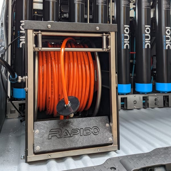 Rapido™ Electric Hose Reel with 100 meters 6mm Hose