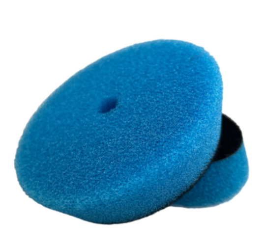 BOINA DE ESPUMA PARA POLIMENTO DE VIDROS CORTE 80mm 3" - AZUL - KERS