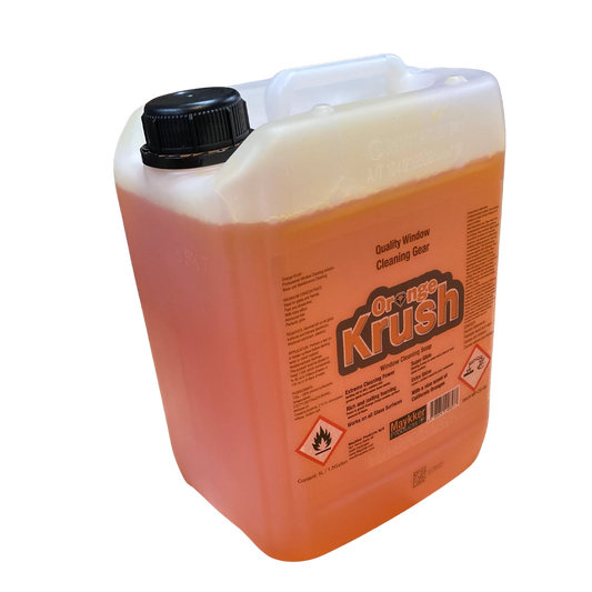 OrangeKrush Window Cleaner Soap 5L with outlet tap