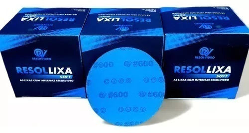 LIXA RESOLLIXA PARA POLIMENTO SOFT 6" #600 - RESOLVIDRO