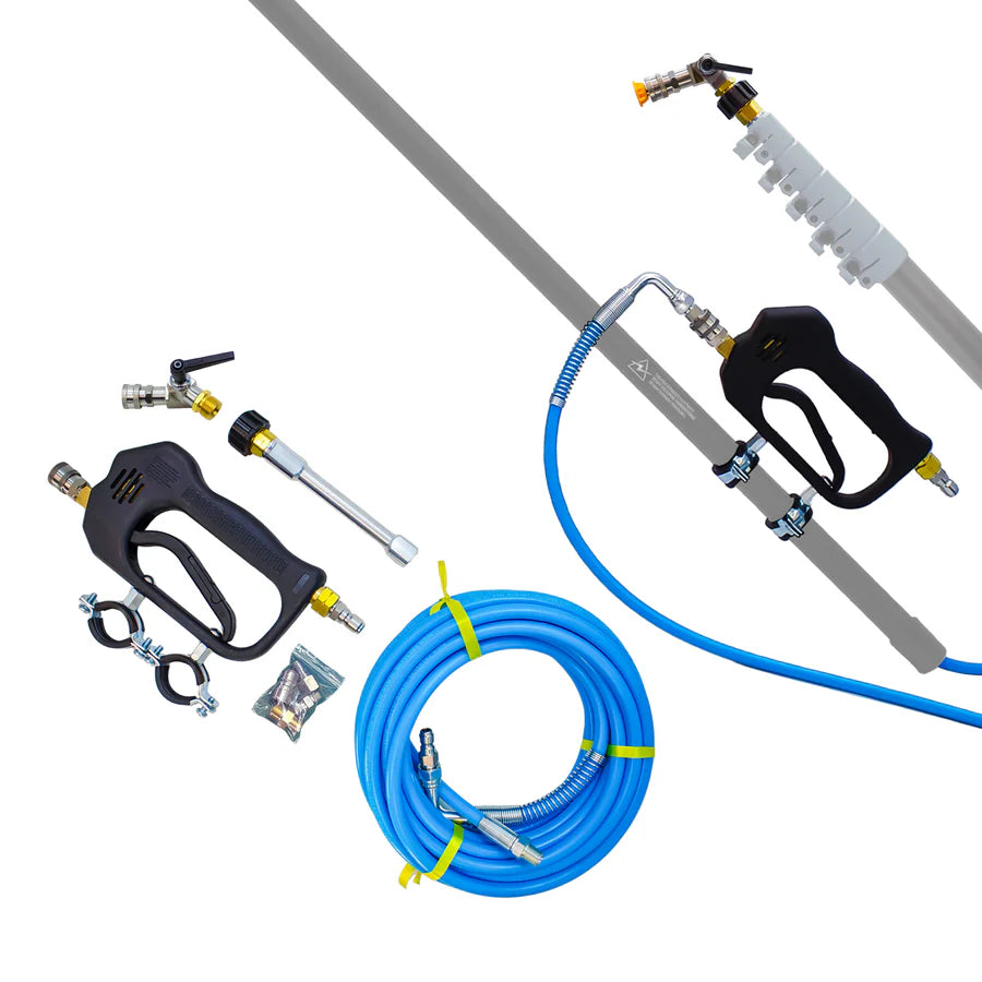 Venom 35ft Power Pole for Pressure Washers ? 100% Carbon Fibre and 40ft for window cleaning