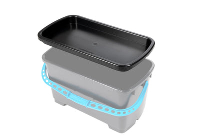 MOERMAN - BUCKET LID TAMPA DO BALDE PRETO DE 22L